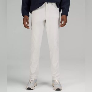 Lululemon ABC Classic-Fit Men’s Pant 32” size 35 color Bone *LIKE NEW*